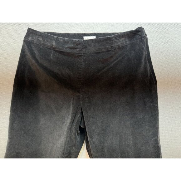 J. Jill Women's Corduroy Career Office Pull On Pants Stretch Size 8 Petite Black - Picture 6 of 12